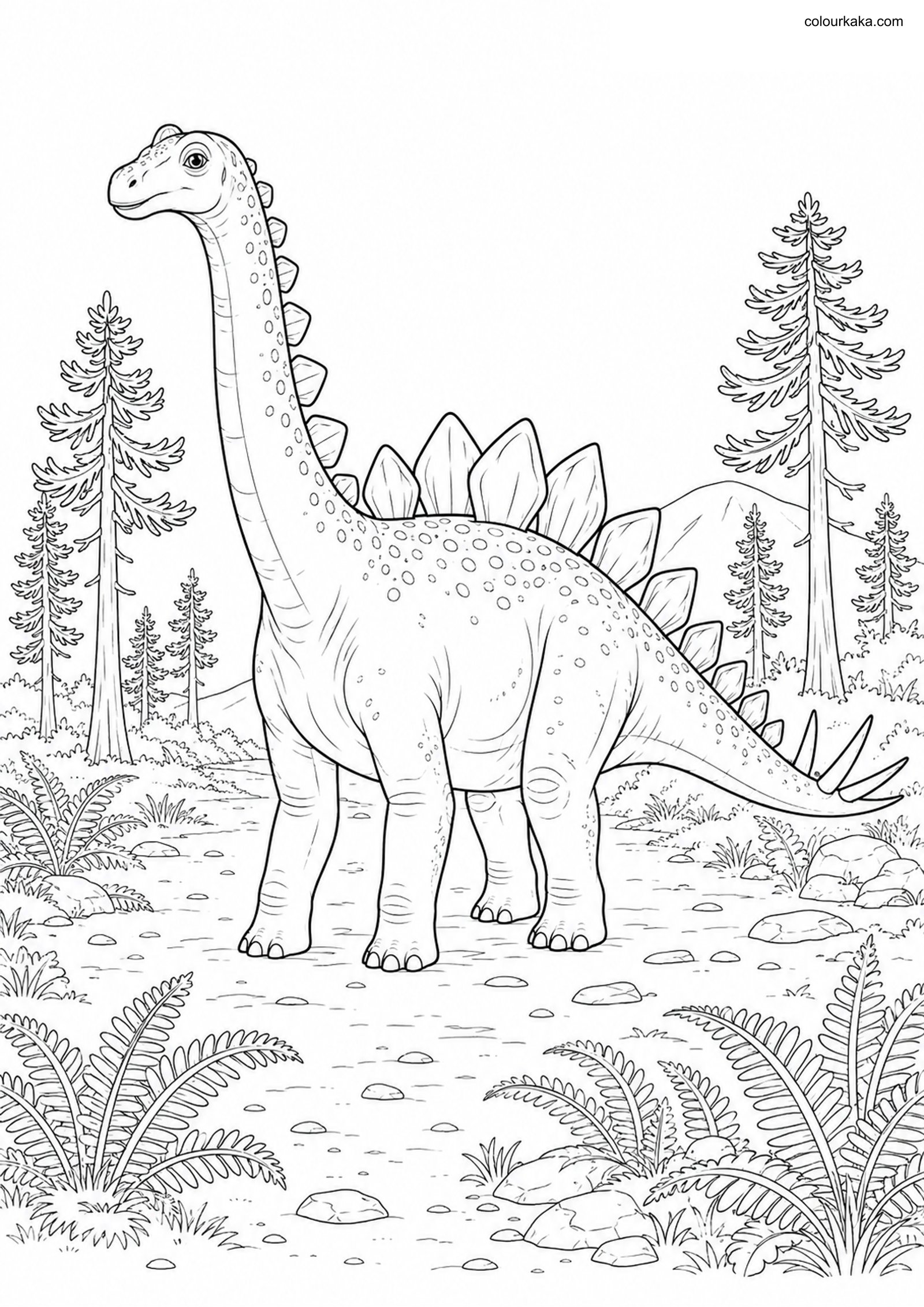 Miragaia Colouring Page colouring page preview