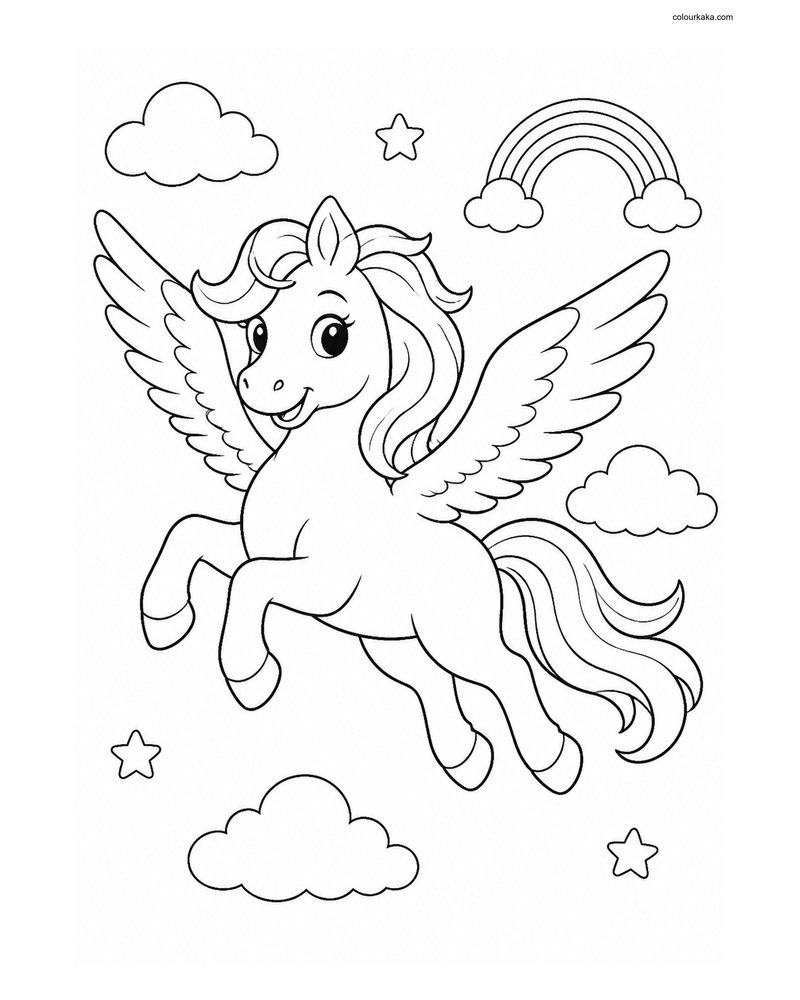 Pegasus Sky Colouring Adventure thumbnail