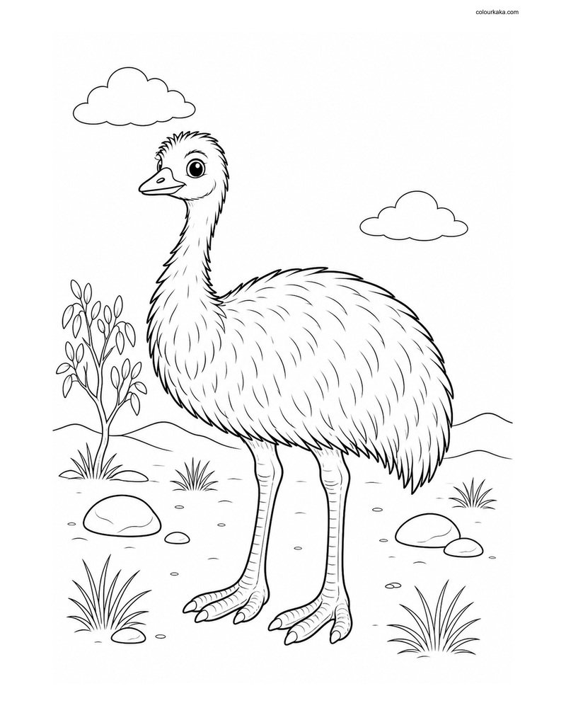 Emu Outback Colouring Adventure thumbnail