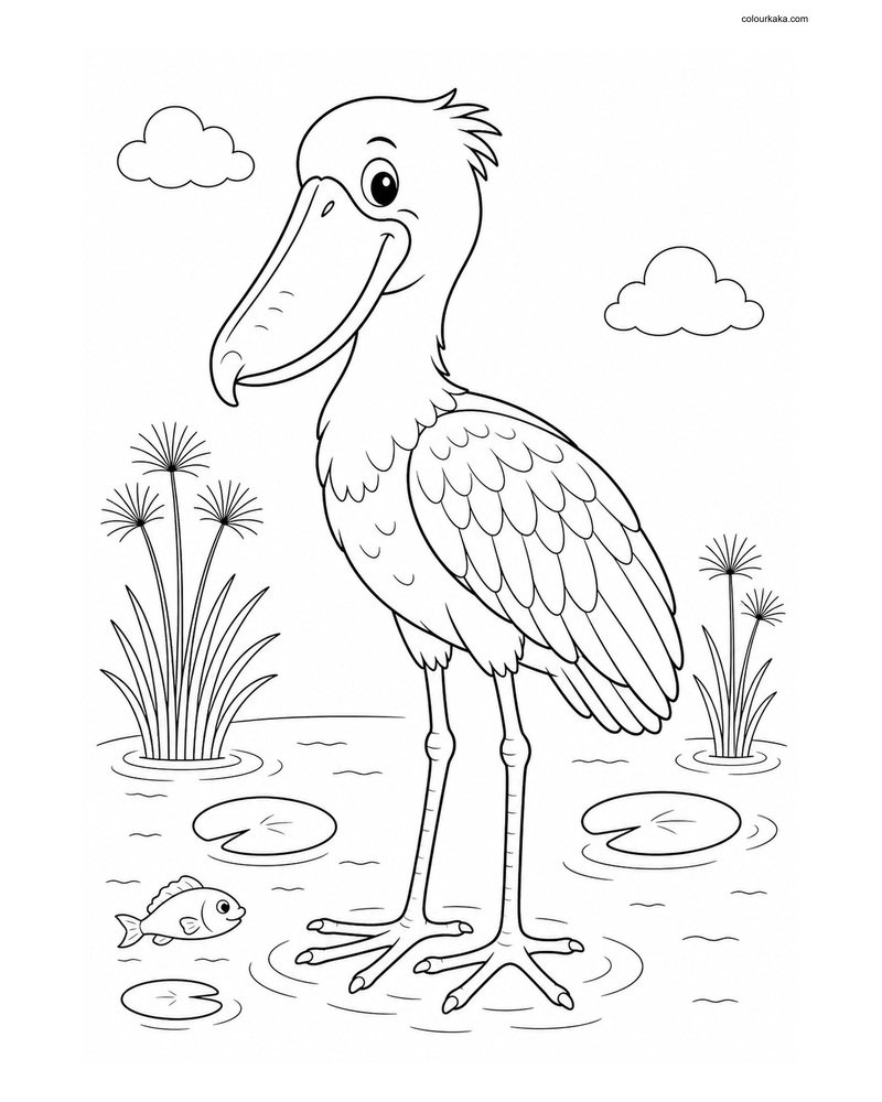 Cute Shoebill Stork thumbnail