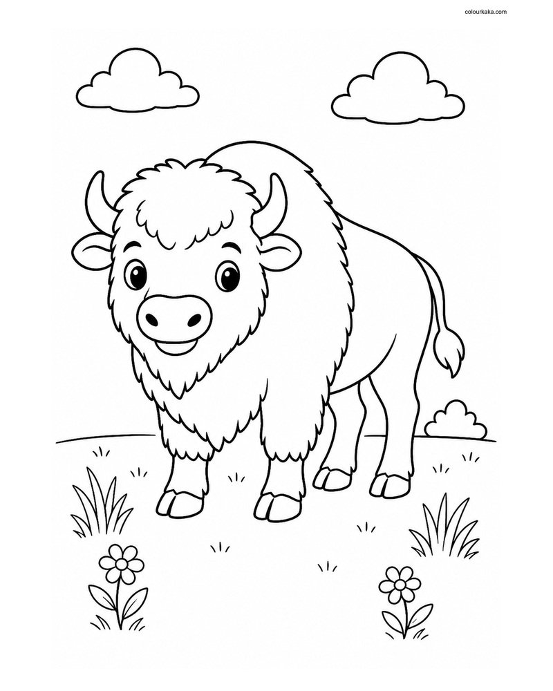 Cute American Bison thumbnail