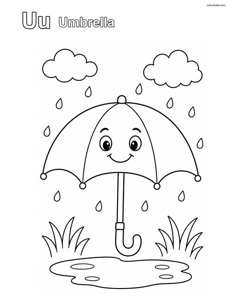 Uu Umbrella Letter Practice thumbnail