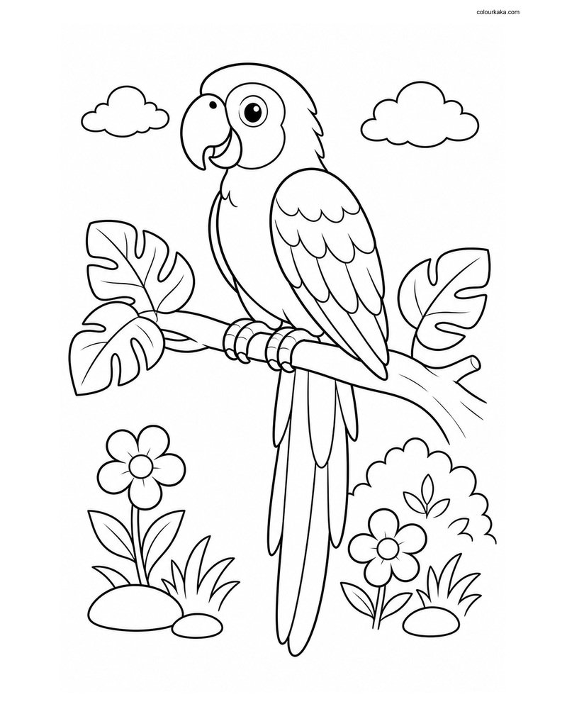 Cute Scarlet Macaw thumbnail