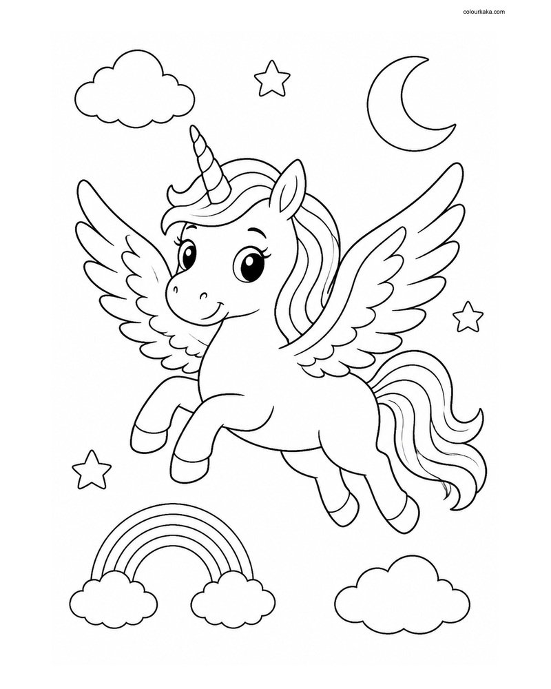 Flying Unicorn Colouring Quest thumbnail