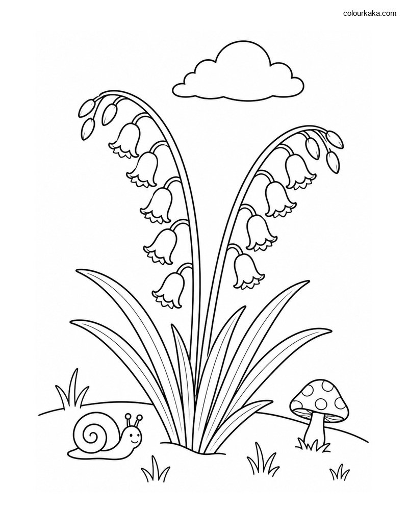 Bluebell Woodland Colouring thumbnail