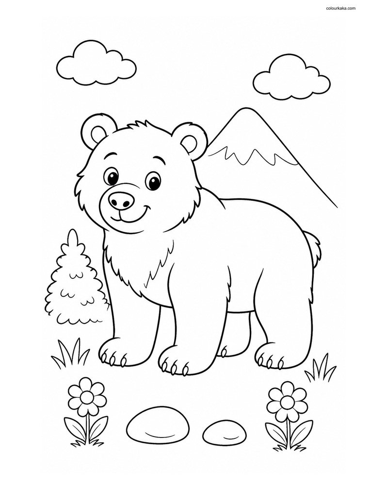Cute Grizzly Bear thumbnail