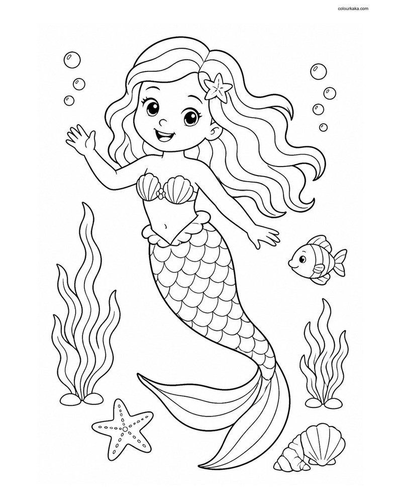 Mermaid Undersea Colouring Fun thumbnail