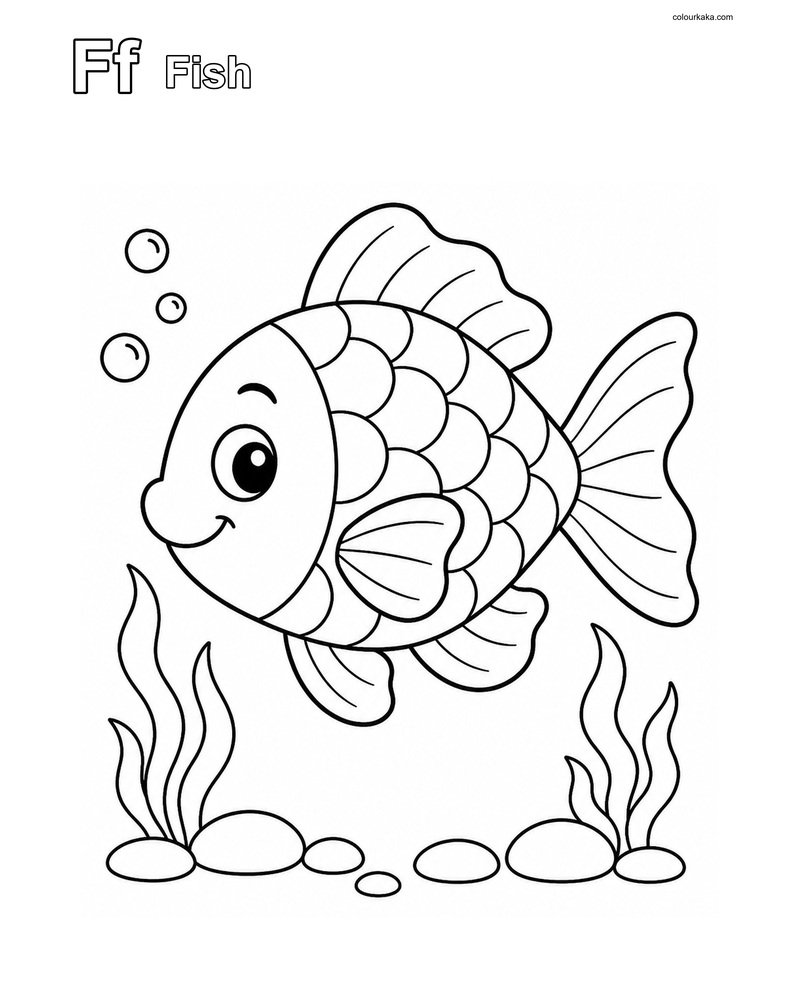 Ff Fish Alphabet Activity thumbnail