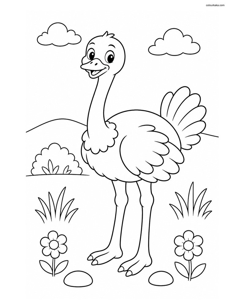 Cute Ostrich thumbnail