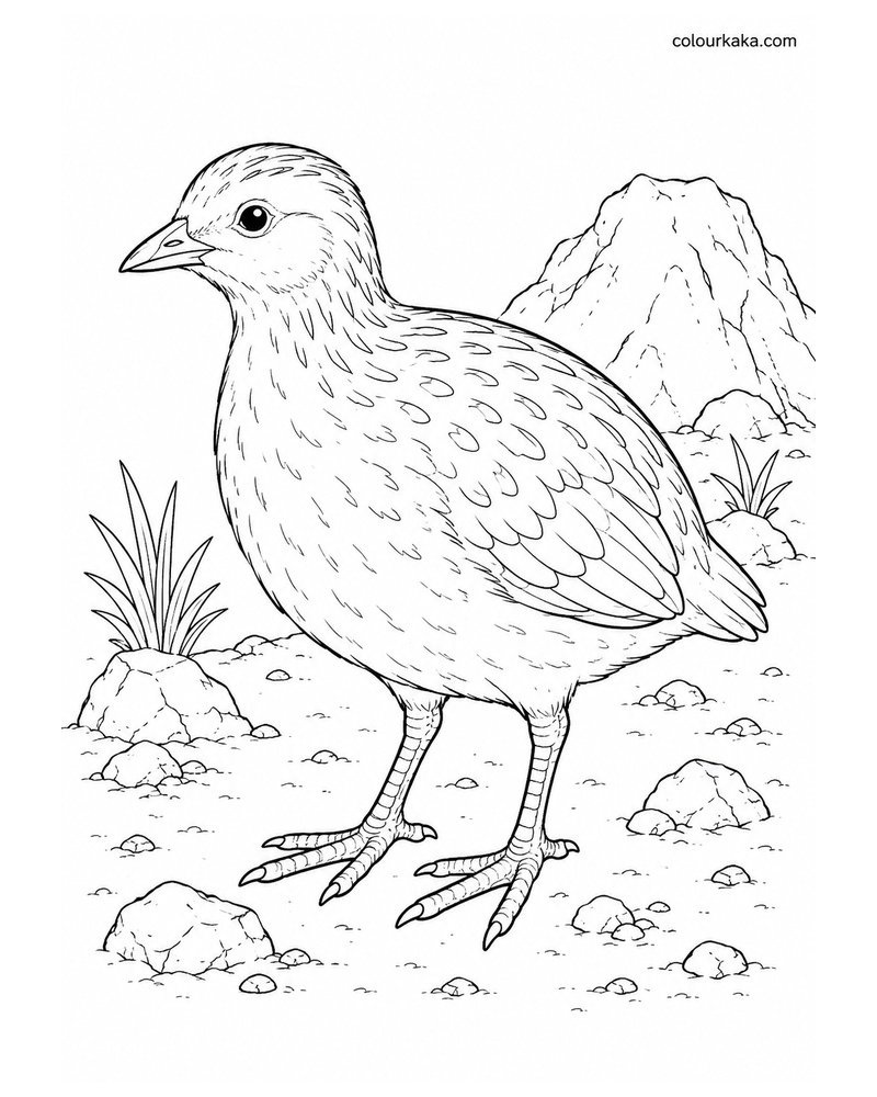 Ascension Crake Colouring Page thumbnail