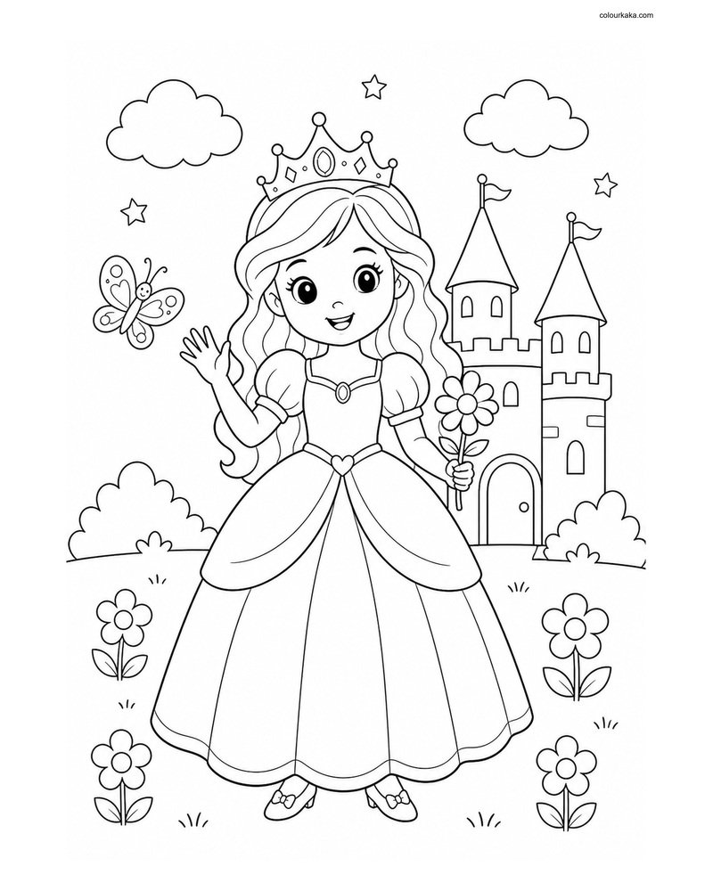 Princess Castle Colouring Magic thumbnail