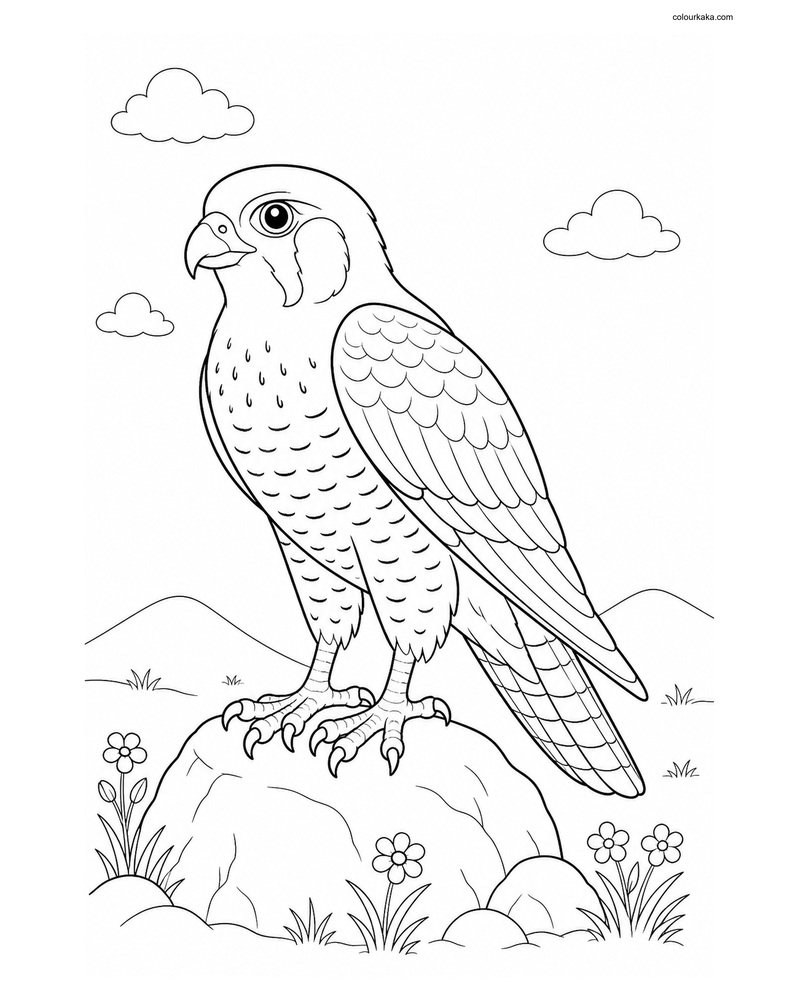 Peregrine Falcon Activity Sheet thumbnail
