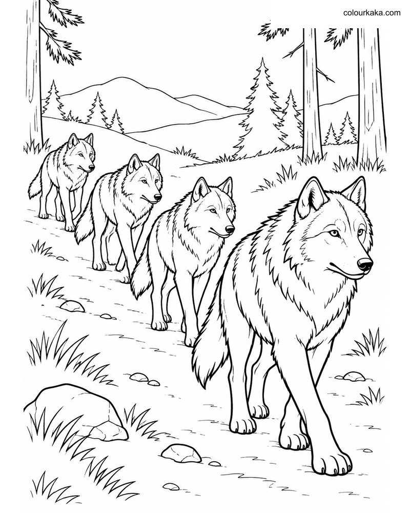 Traveling Gray Wolf Pack Page thumbnail