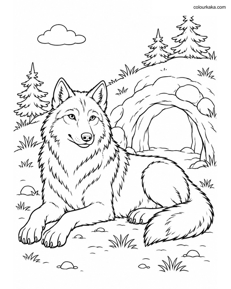 Gray Wolf Den Resting Page thumbnail