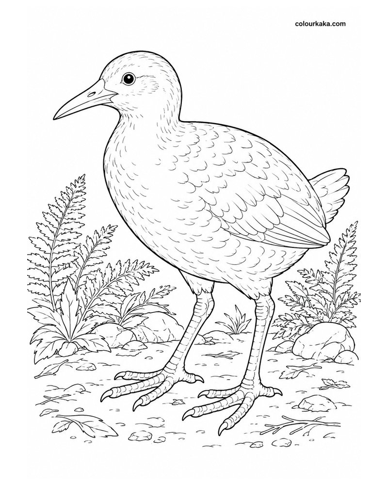 Saint Helena Rail Colouring Page thumbnail