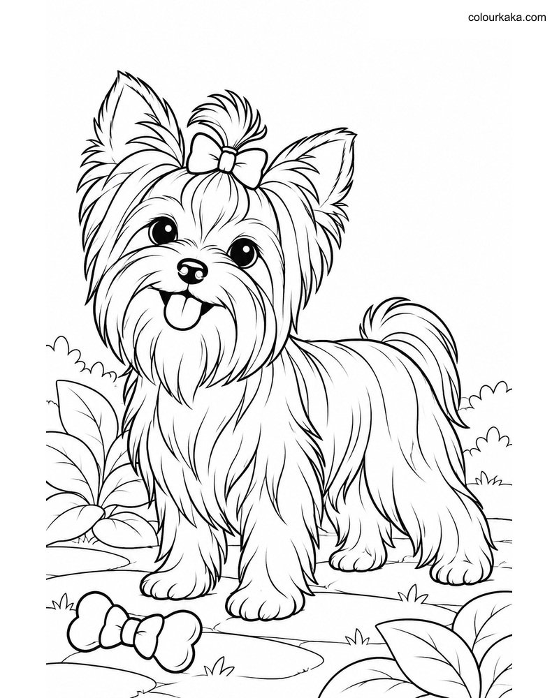 Yorkshire Terrier Colouring thumbnail